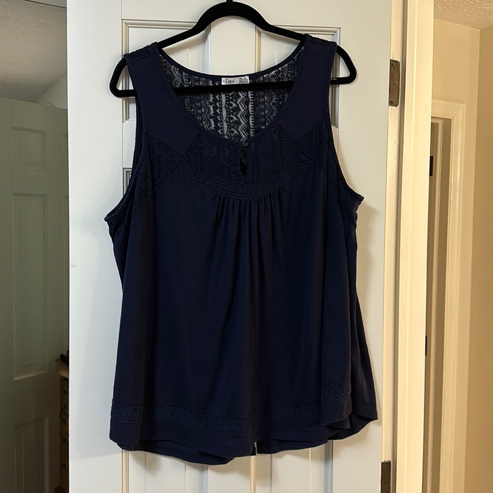 Dex tank top size 3x